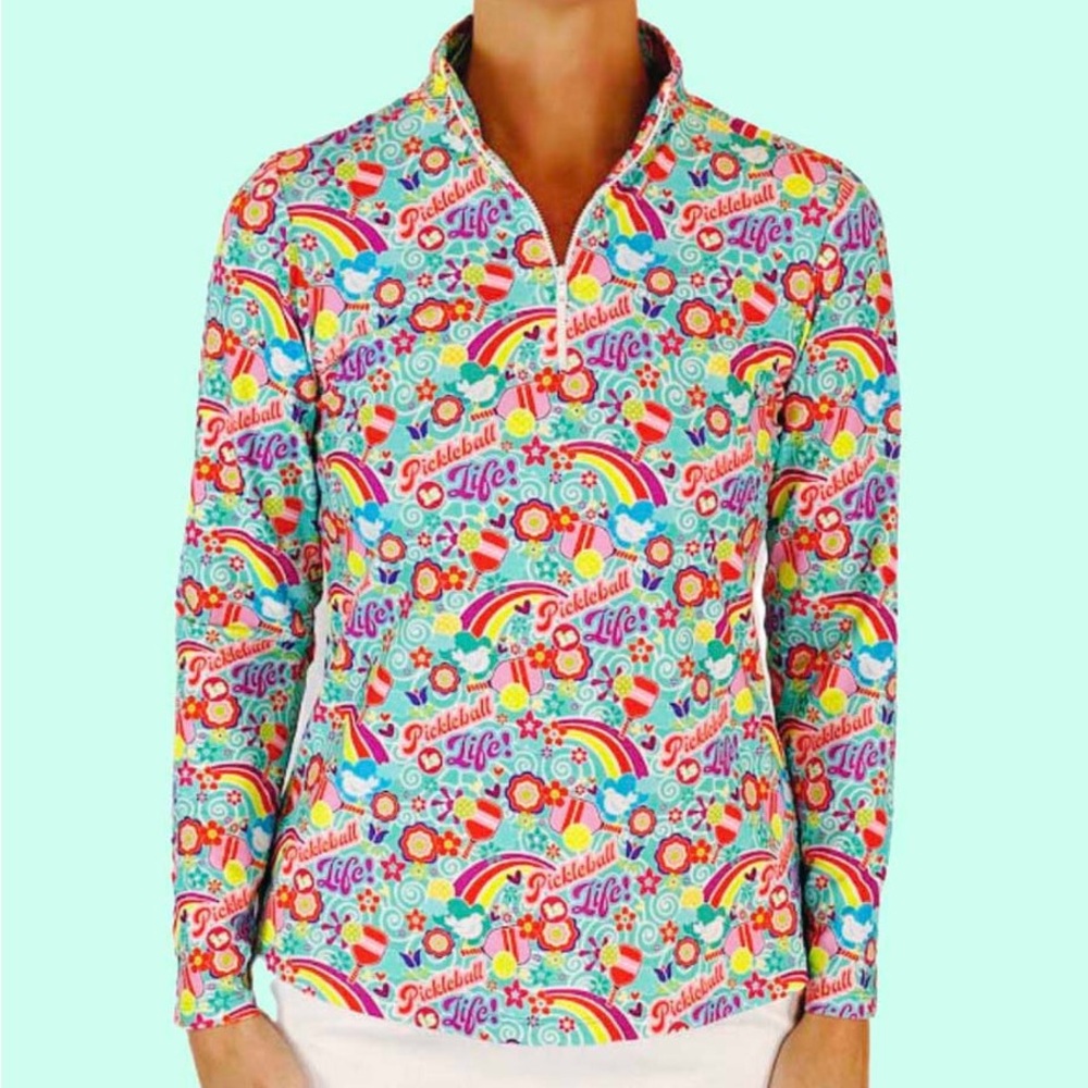 Katherine Way UV pullover quarter zip